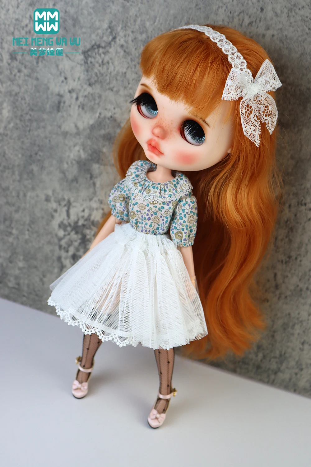 Blyth Doll Clothes Azone OB23 OB24 Doll Accessories Fashion Gauze Skirt T-Shirt Coat