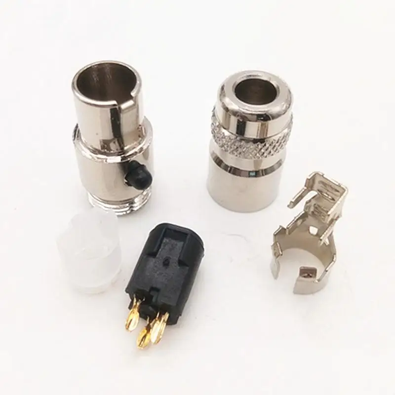 3-pinowe złącze XLR skuteczne pozłacane wtyczki XLR Adapter złącza mikrofon złącze kabla Audio wysokiej wytrzymałości męskie Audio