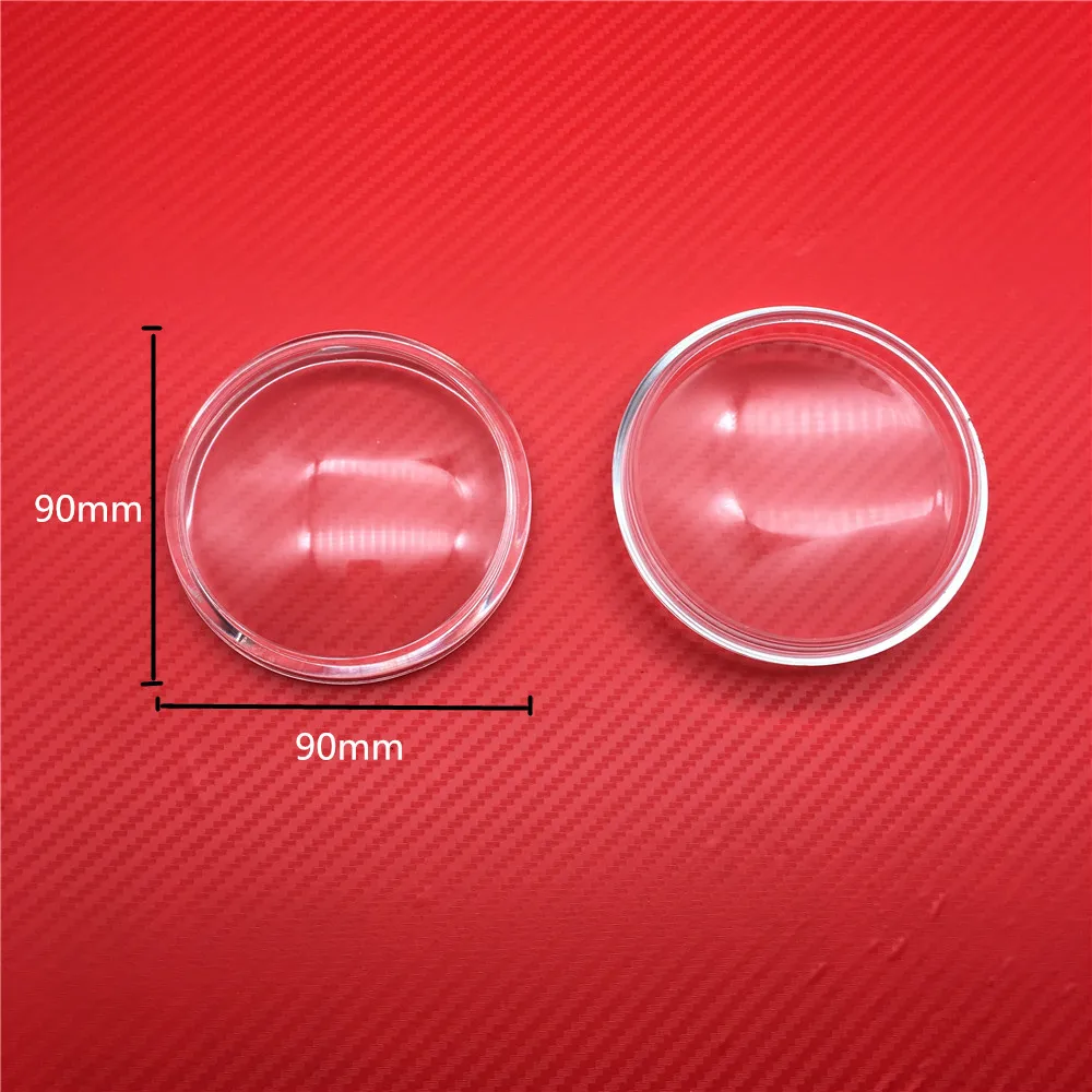 

2Pcs/Set Round 90mm Fog Lamps Lights Tempered Glass Anti-fog Glass For Ford Opel Vauxhall Corsa Meriva Signum Agila Astra
