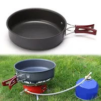 Outdoor Pan Pot Ultra-light Aluminum Alloy Picnic Cookware Set Camping Cookware Frying Pan Camping Hike Utensils