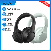 QCY H2 H2 Pro Wireless Headphones Bluetooth 5.3 BASS Mode Hifi Stereo Headset Over the Ear Gaming Earphones Dual Device Connect