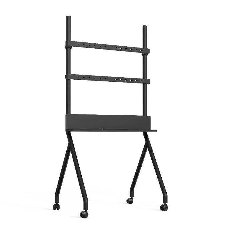 Factory New Arrival Mobile Height Adjustable Artistic Easel Studio TV Display Stand TV Cart with Wheels for 55 - 86 Inch TV