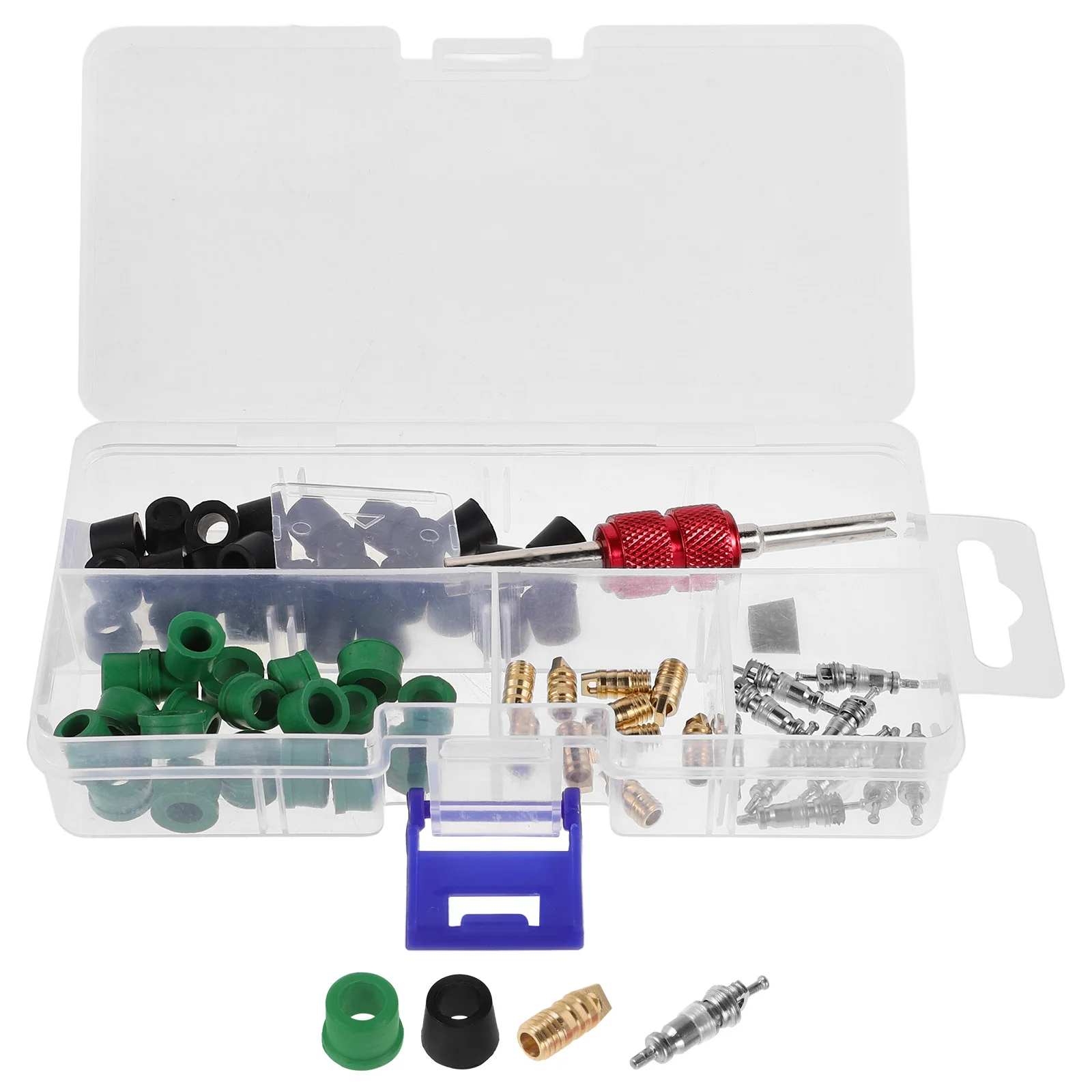 

71pcs Core Removal Tool Set Car Conditioning Repair Kit Gasket Seal Stem Core Remover Tools For A/C Automotive Valve Tool