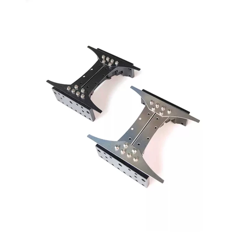 Double Crossbeam Rear Suspension Mid Mounted Axle V-rod Axle Center Bracket for Tamiya 1/14 RC Truck Scania MAN Benz Volvo Parts