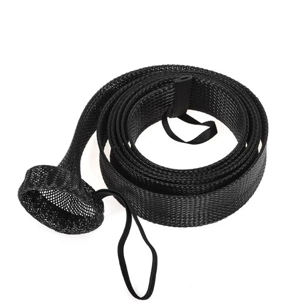 Mesh Anti-slip Elastic Fishing Rod Cover Fishing Pole Sleeve Sock Bag Protector Wrap