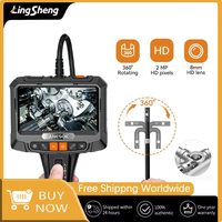 360° Steering Industrial Endoscope Camera 8mm 5\