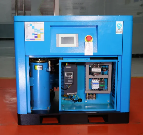 10HP  7.5kw 7-12bar  0.8-1.2m3/min 42CFM Fixed Speed Screw Air Compressor Industrial Compressor Hot Sell