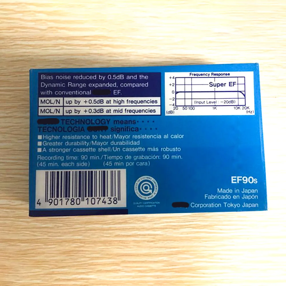 90ef diy fita de áudio caseira carretel cassete 90 min em branco gravação de áudio cassete fita para repetir gravação da máquina para sony