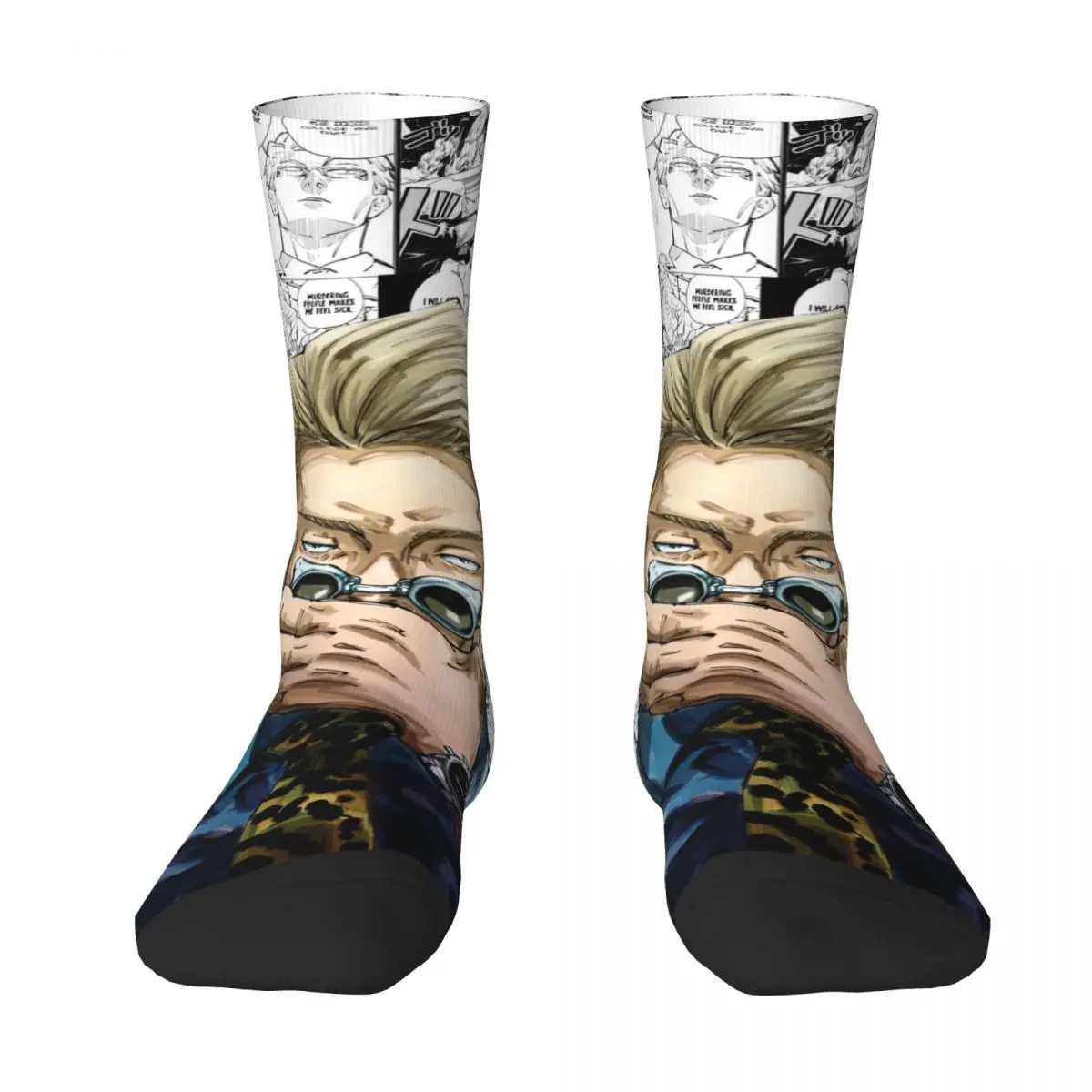 Kento Nanami Socks anime Elegant Stockings Adults Men Quality Climbing Socks Winter Graphic Anti Skid Socks