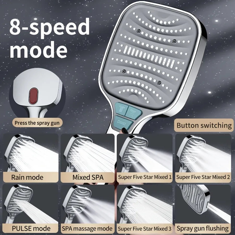 8-modes-big-shower-head-square-large-flow-bathroom-handheld-showerhead-self-cleaning-silicone-water-outlet-rainfall-nozzle