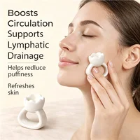 Outil de massage Gua Sha en forme d'anneau, masseur facial et corporel en céramique naturelle de qualité supérieure pour un lifting du visage, une silhouette plus fine et un raffermissement de la peau, fabriqué en usine. 4