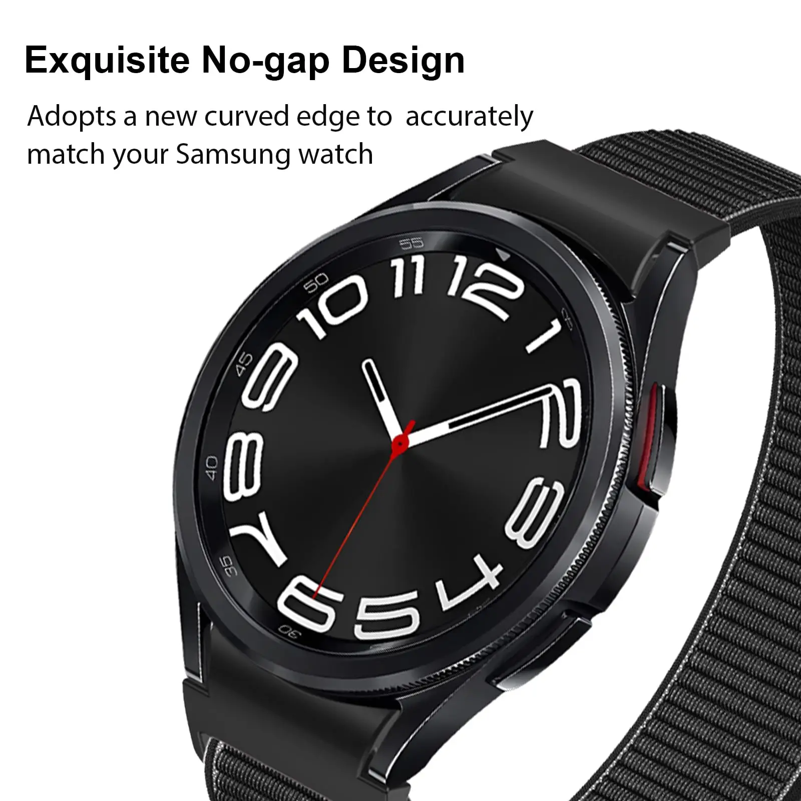 Anello in Nylon per Samsung Galaxy Watch 7 6 5 4 44mm 40mm/FE/5 pro cinturino bracciale correa Watch4 Watch6 Classic 42 46 47 43 mm Band