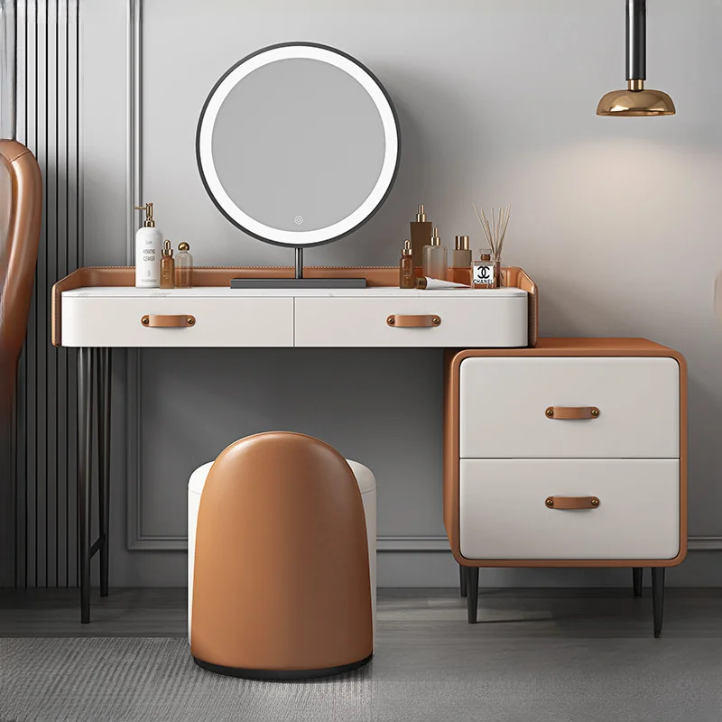 

Organizer Vanity Dressing Table Mirror Storage Mirrors Desk Dresser Cabinet Modern Penteadeiras De Maquiagem Bedroom Furniture