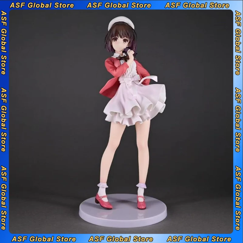 

24 см новая аниме-фигурка Megumi Kato по периметру, модель из ПВХ, сексуальная красивая девушка, украшение для рабочего стола, подарки на день рождения, игрушки