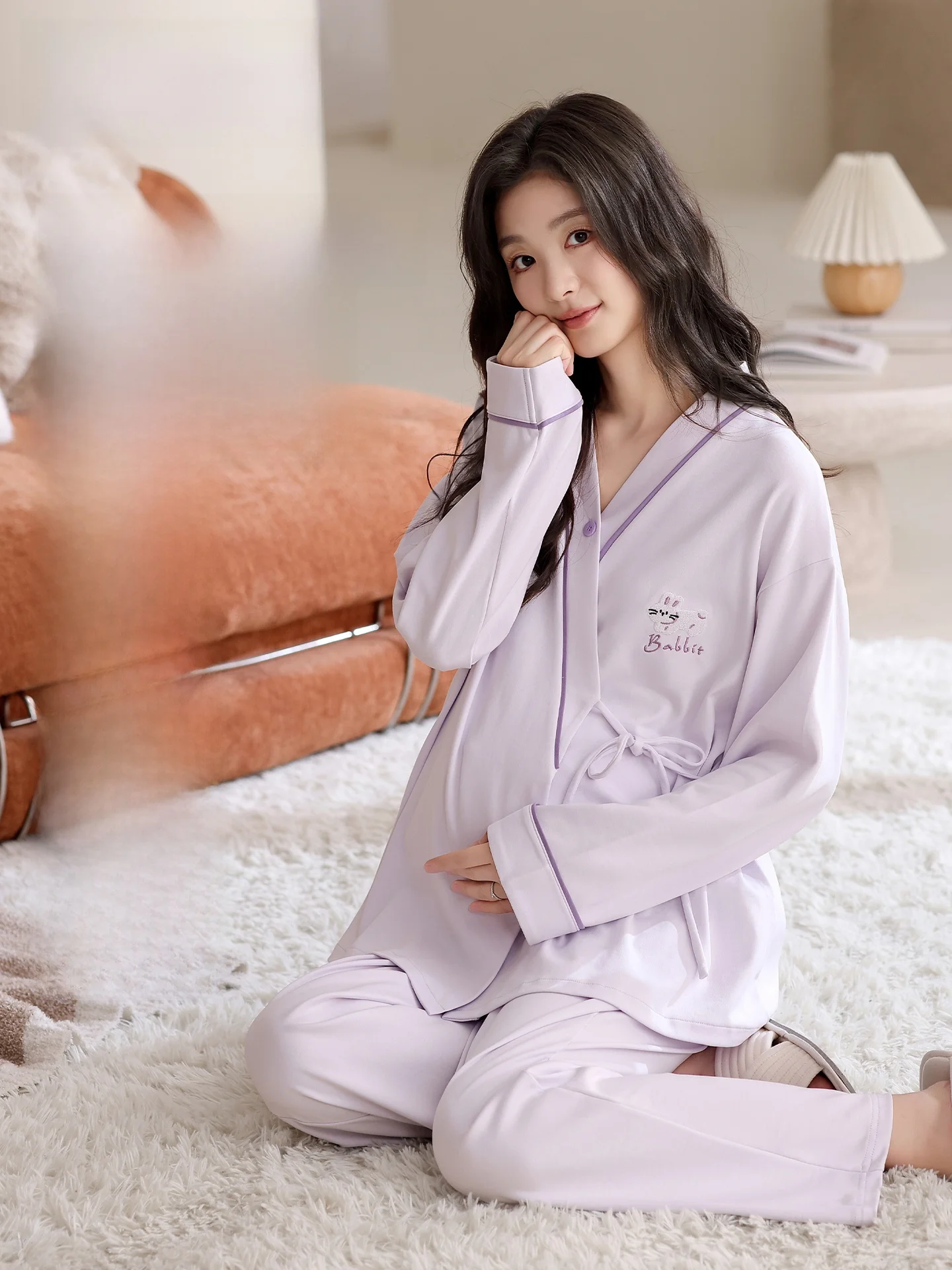 conjunto-de-ropa-de-dormir-de-algodon-puro-para-maternidad-y-posparto-con-almohadilla-para-el-pecho-nuevo-conjunto-de-ropa-d