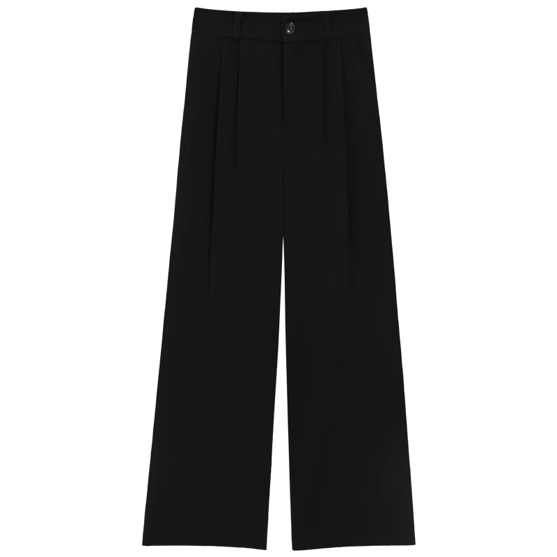 Plones de traje de seda de hielo is para mujer, novedad de verano, primavera, talla ande, Extra ande, pierna recta,...
