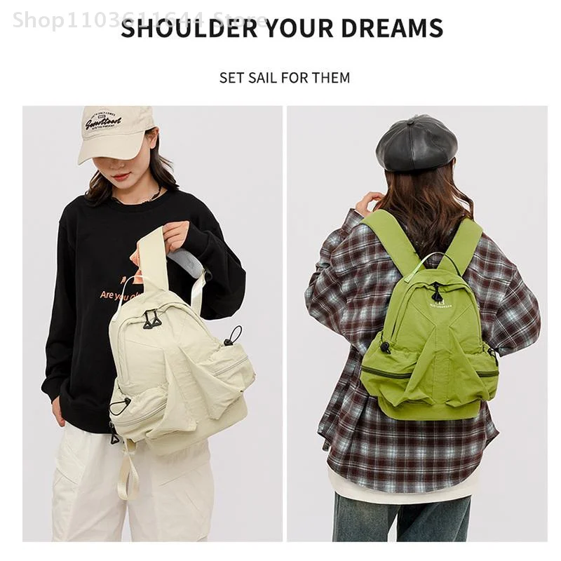 

Women Backpack School Bag For Girl Lightweight Travel Back Pack Daily Commute Class Bag Preppy Style Bag Oxford Rucksack Purse