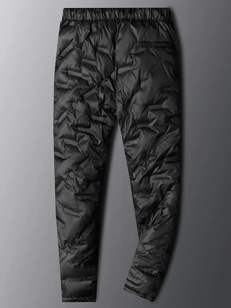 Pantalones deportivos de algodón para hombre, calzas gruesas y cálidas de Color sólido, informales, holgadas e impermeables, 8XL talla grande, novedad de otoño e invierno, 2024