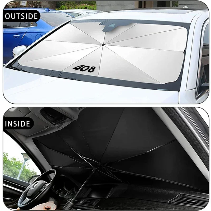 Suitable for Peugeot 206 207 208 301 307 308 406 407 408 508 2008 3008 5008 108 607 4008 Rifter 107 306 car windshield parasol