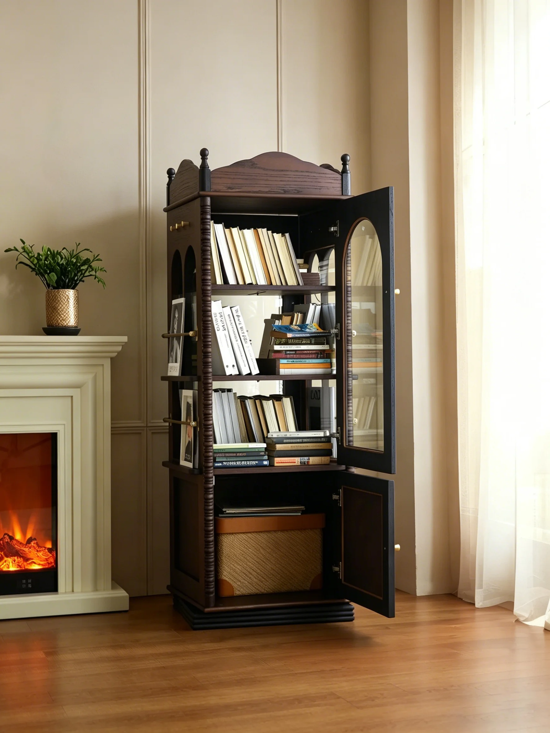Showcase Floor Shelf Living Room Locker Display Cabinet Storage Cabinet