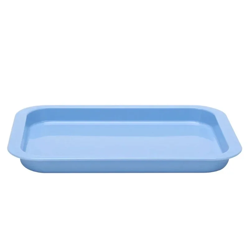 

Environmental Dental Instrument Tools Storage Tray Oral Care Blue Plastic Square Plate Useful Dentist Materials Dish Accessory