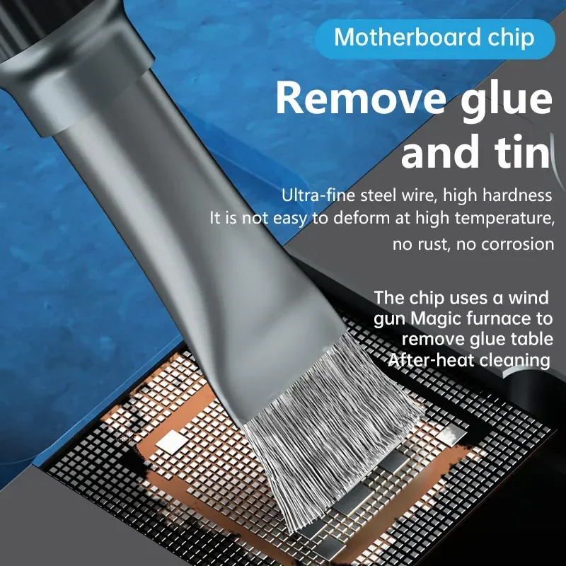 MaAnt Motherboard Chip Rubber Removal Brush No Shedding Number 1 Antistatic IC Pad Cleaning Double Head Remove Glue Brush