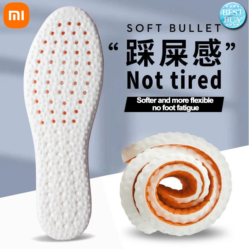 Xiaomi Youpin-Semelles de sport pour hommes et femmes, mousse à mémoire de forme, l\'offre elles souples pour chaussures, dépistolet ant, coussin