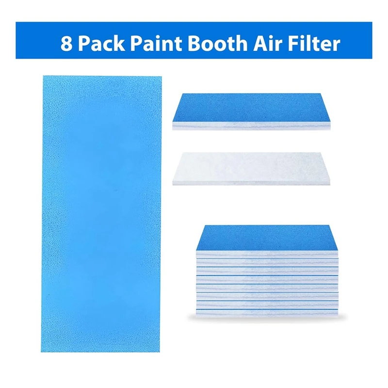 12 Pcs Paint Booth Filter, Airbrush Paint Booth Filter Set, Double-Layer Design, Fit Airbrush Hobby, Paint Paint Booth