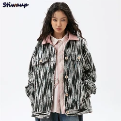 Women's Spring 2024 Bomber Jacket Japanese Vintage Womans Clothing Tweed Jacket Korea High Quality Women's Jackets in The Spring