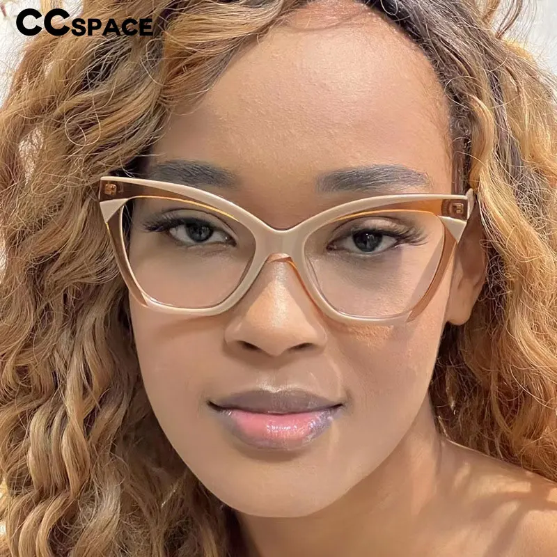 53349 TR90 Anti Blue Light Plastic Titanium Optical Glasses Frames for Women Fashion Computer Eyeglasses