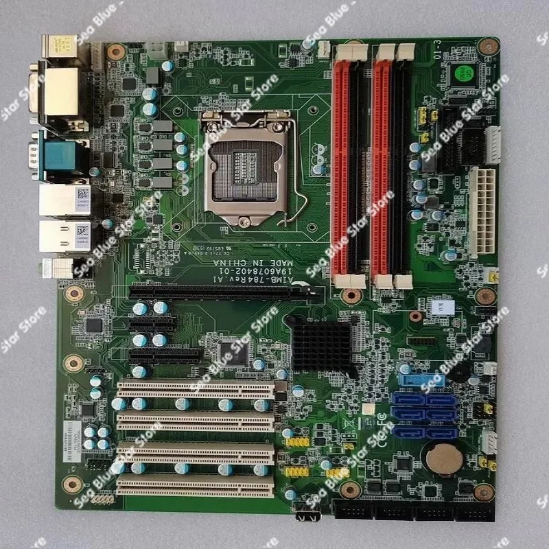 Industrial  Board AIMB-784  REV. A1 1150 Industrial Computer Main Board Dual Network Interface Card Used Disassembly Main Board