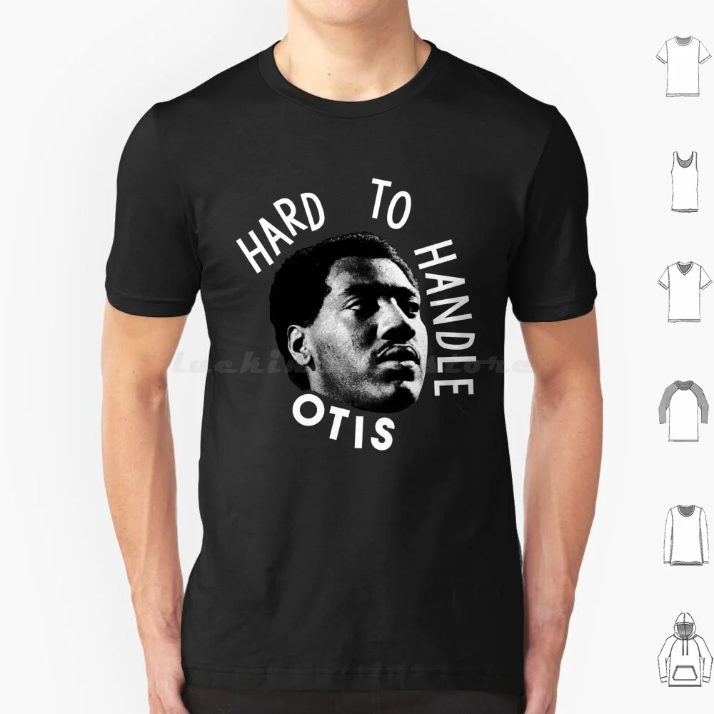 Otis Redding-Hard To Handle White T Shirt Men Women Kids 6xl Soul Punk Black And White Pointillism R B Jazz 60s Legend Music