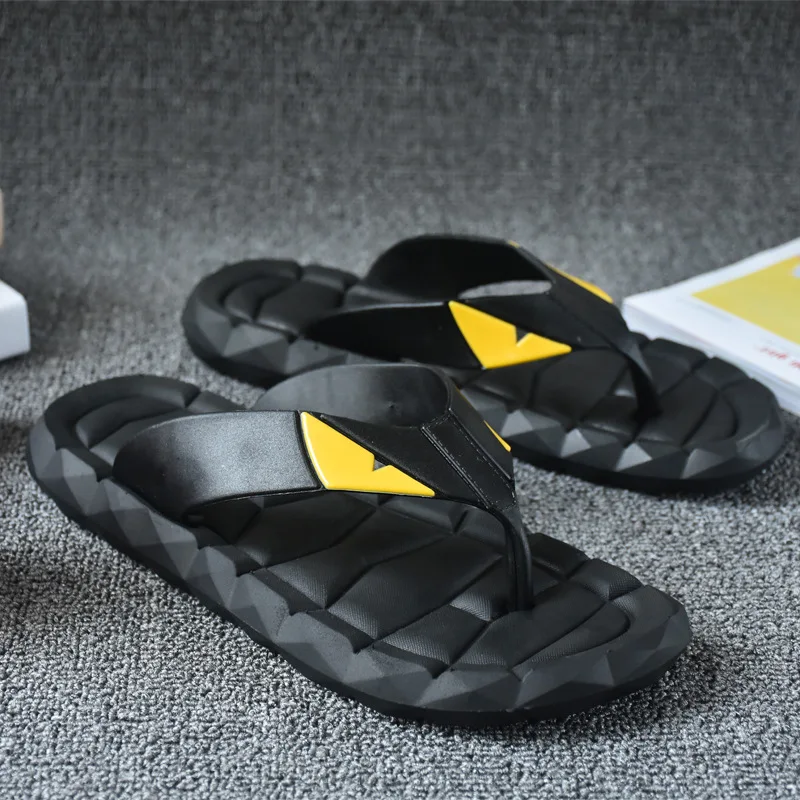 Fashion Monster Men Slippers Summer Homewear Bathroom Flats Designer Shoes Sandals Non-slip Soft Beach Flip Flops Slides Novelty