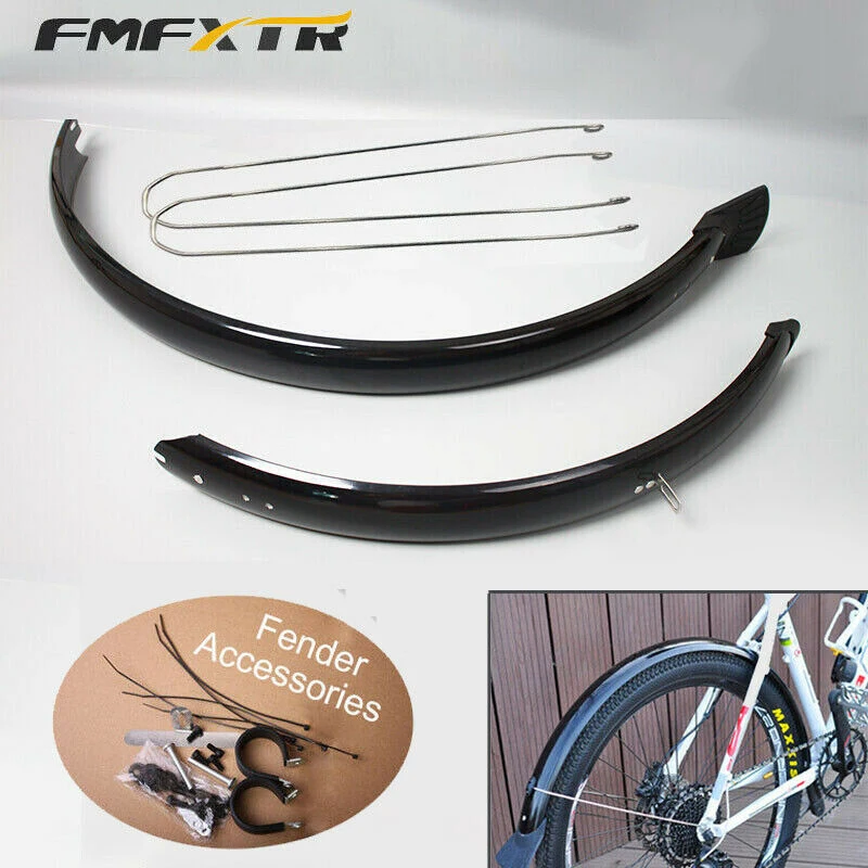 Bicycle Fenders 700C 26 27.5 29inch Bicycle Front/Rear Mudguard Set Lightweight Mountain Bike long Mud Guard Cycling Part