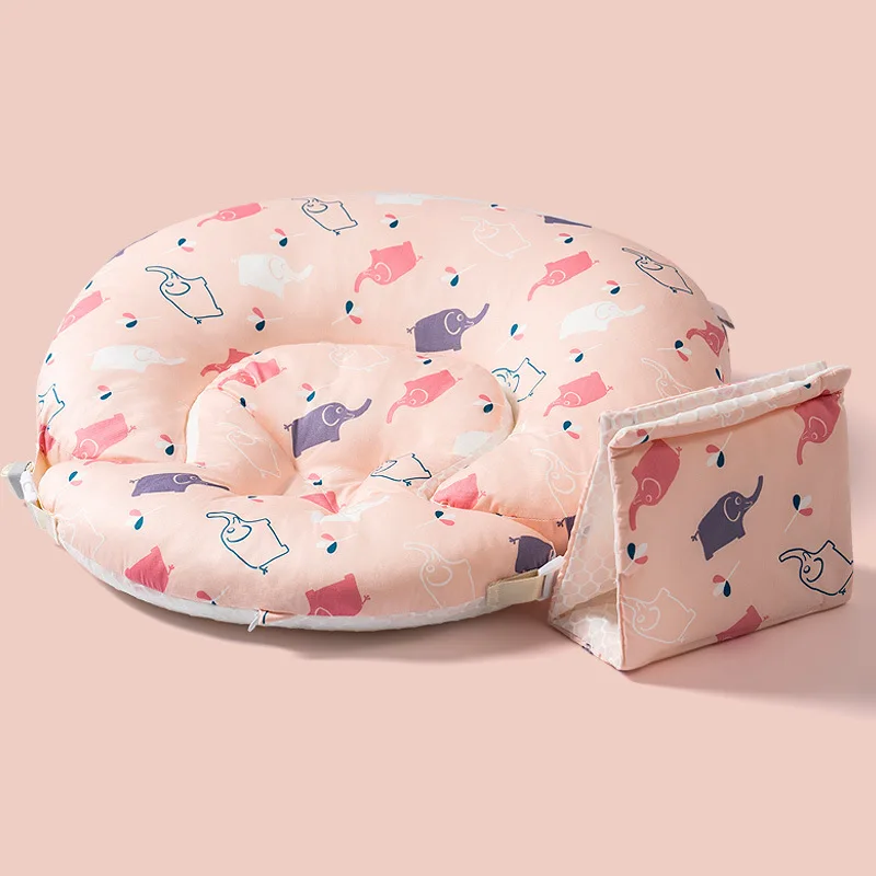 Cute Printed Newborn Nursing Pillow Multi-functional Infant Toddler Anti-vomiting Feeding Pillow Pregnant Mother's Feed Artifact