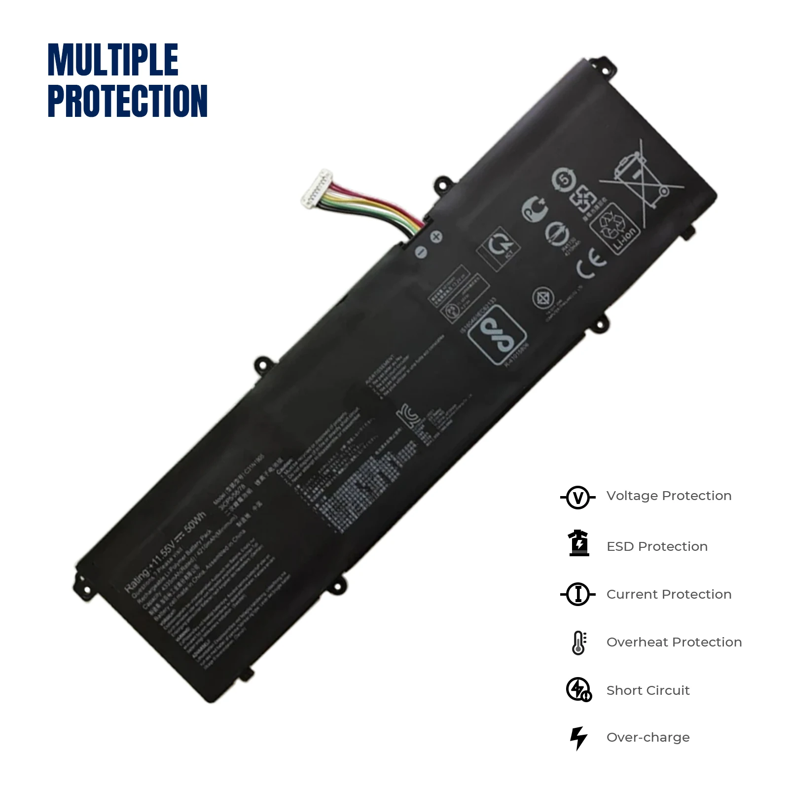 YOOFAN 31N1905 Laptop Battery for ASUS K533F S433FL S521FA S533FL V533F For VivoBook S14 S433FA-AM035T 11.55V 50WH