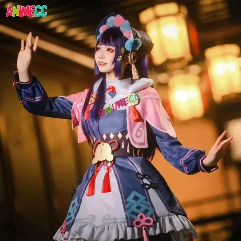 Animelc Genshin Impact Yunjin Cosplay Kostuum Pruik Fantoom Van De Opera Outfit Lolita Halloween Party Reed Toneelstuk Vrouwen Meisjes Jurk