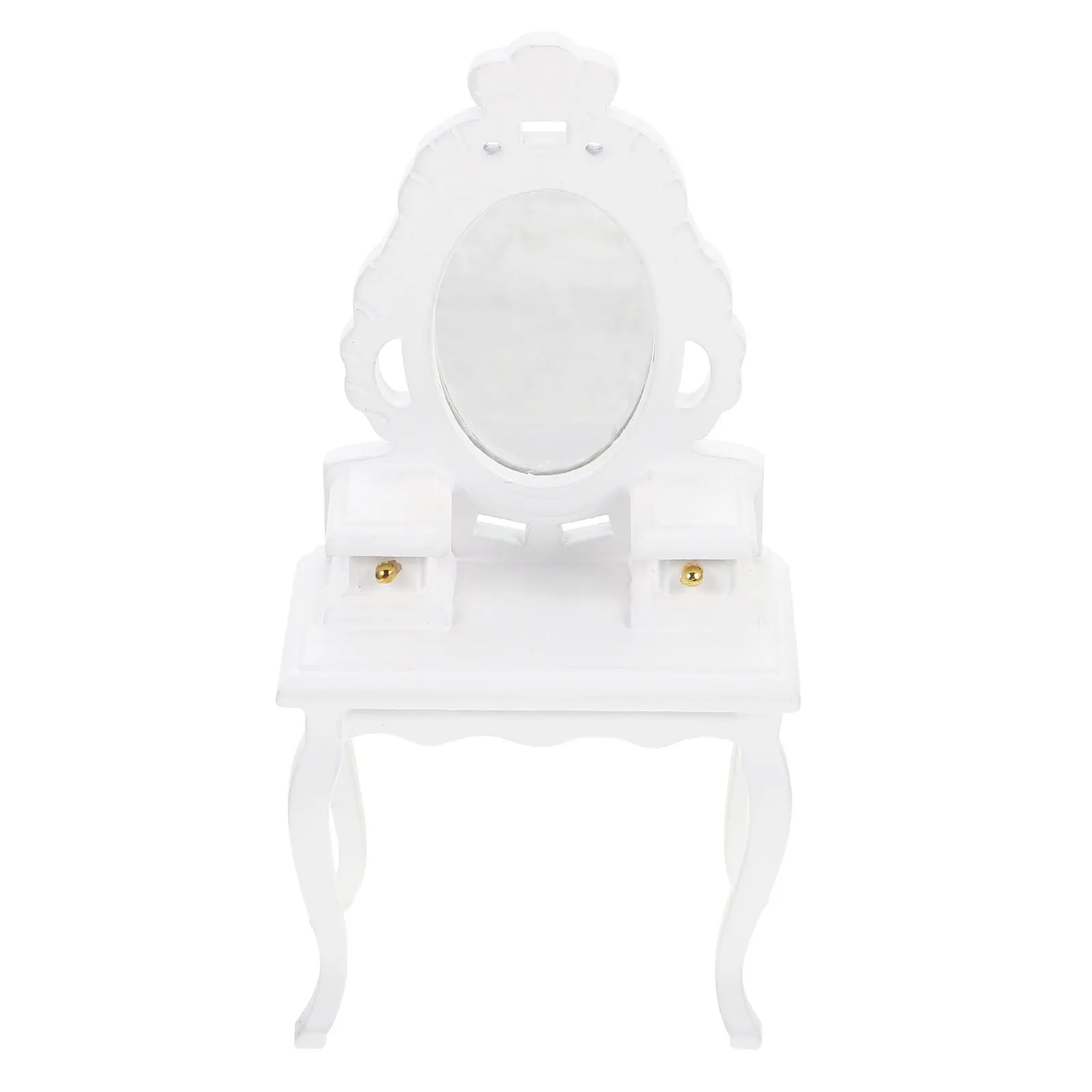 

Dressing Table for Mini House Special Funny Built Your Own World Anywhere Desktop Decoration Prop Miniature Dressing Table