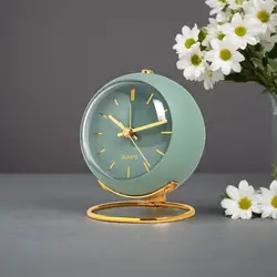Nordic Creative Electronic Desk Clock, Minimalist Children's Alarm Clock, New Desktop Bedside Student Silent Luminous Pointer