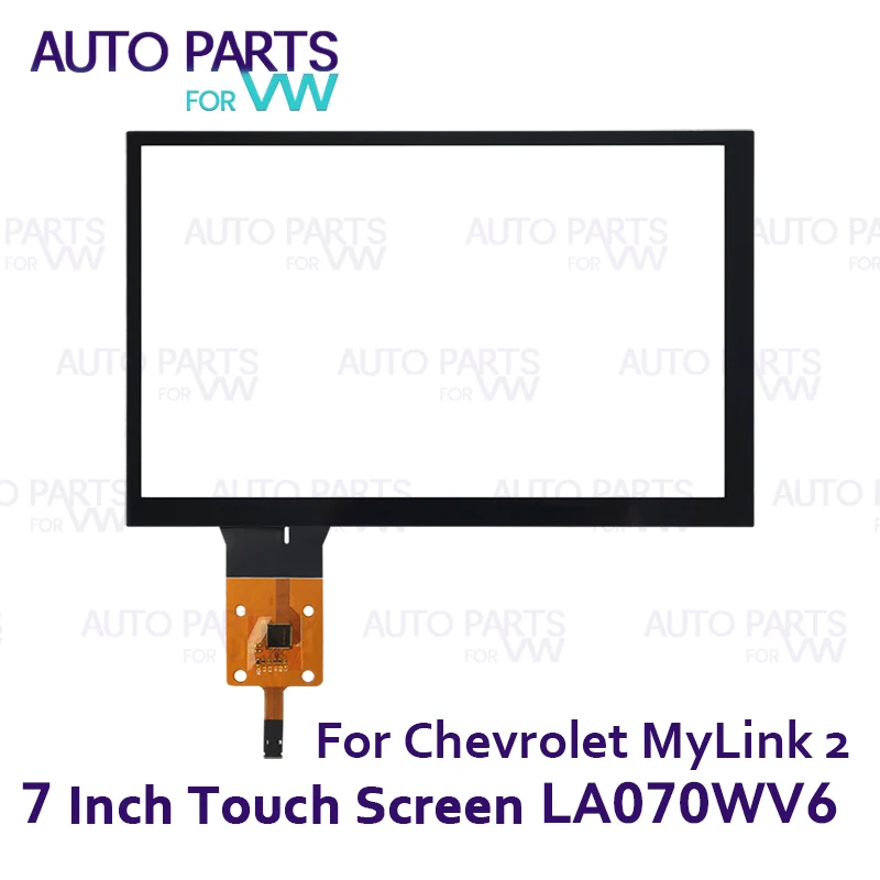 For Chevrolet MyLink 2 Car NAV Radio 7 Inch 9 pinTouch Screen Glass Digitizer Panel Replacement LA070WV6 SD 01