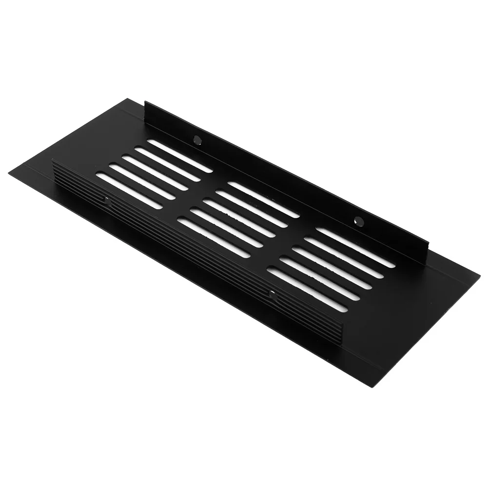 

1PCS 60mm Black Ventilation Grille Aluminum Alloy Rectangular Cabinet Wardrobe Air Vent Grille Ventilation-Cover Accessories