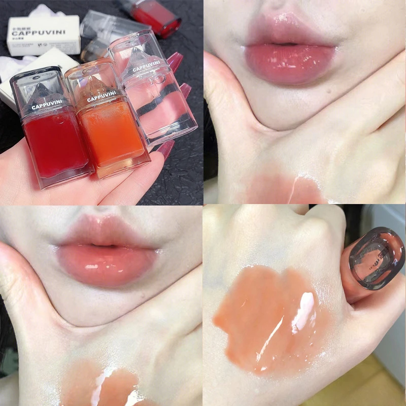 Transparente hidratante Lip Gloss, produtos de maquiagem, fácil de maquiagem, melhorar a cor, cosméticos de beleza, 2024