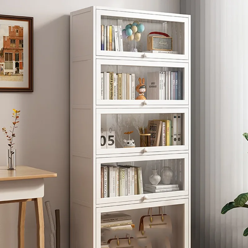 

Story Vertical Bookcase Vida Designs Storage Wooden Bookcase Boxes Shelf Standing Organizer Librero Minimalista Furniture