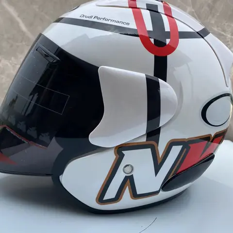 Ram3 Haga Monza 화이트 하프 헬멧 남성과 여성 오토바이 오프로드 여름 헬멧 내리막 레이싱 마운틴 크로스 Casco Capacete