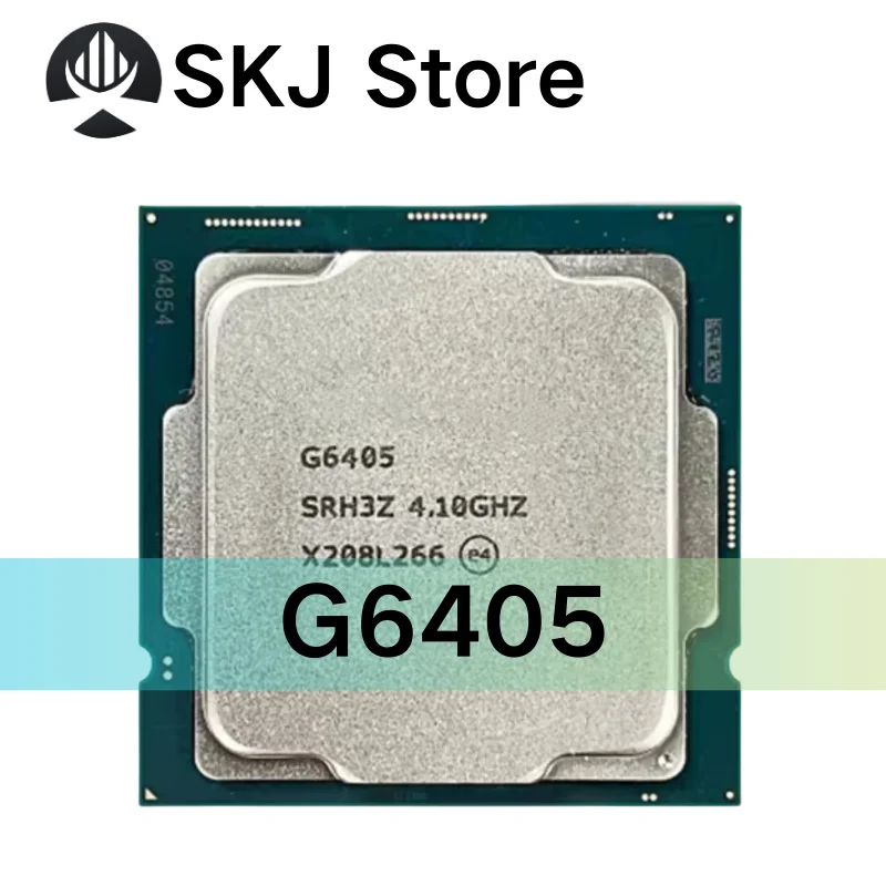 

Pentium G6405 б/у, 4,1 ГГц, двухъядерный, четырехпоточный, 4 МБ, 58 Вт, LGA 1200