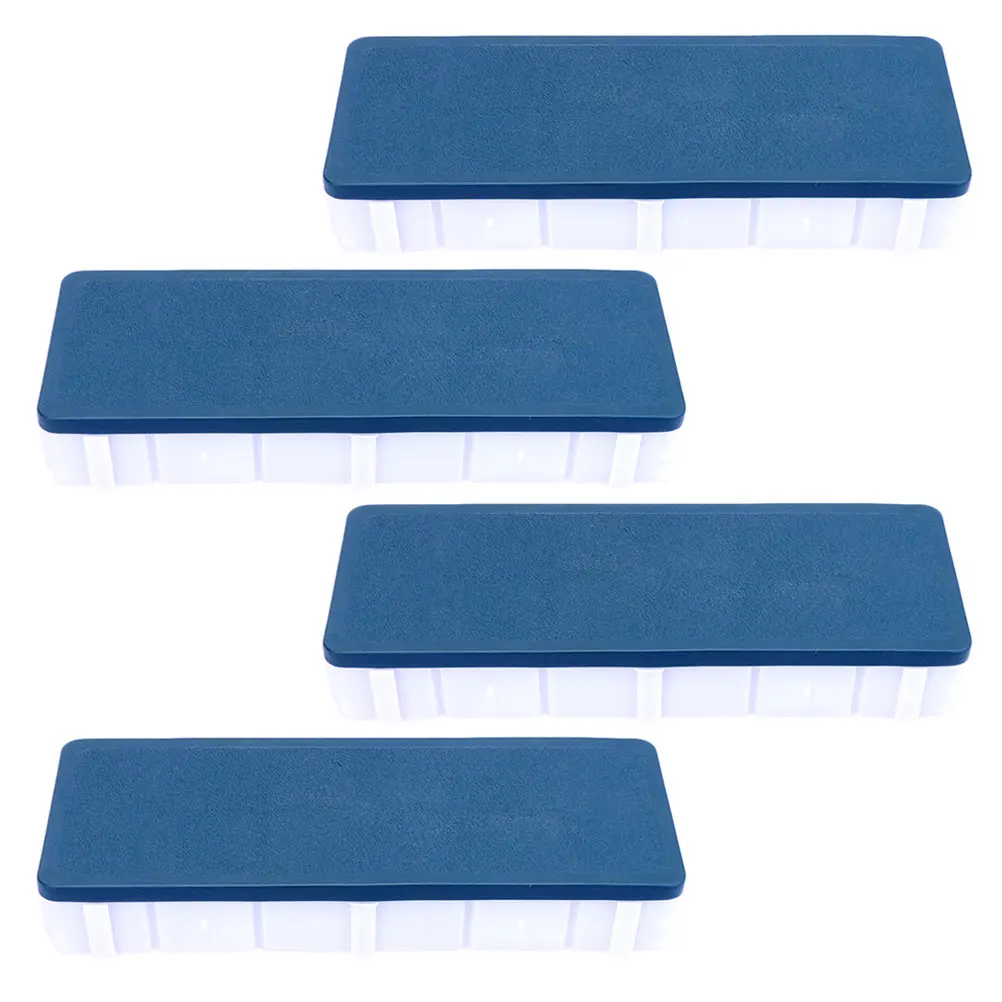 

4 Pcs Paint Trays Palette Box Watercolor Pigment Mixing Board Supplies Durable Easy Clean Kids Use Plastic Lightweight