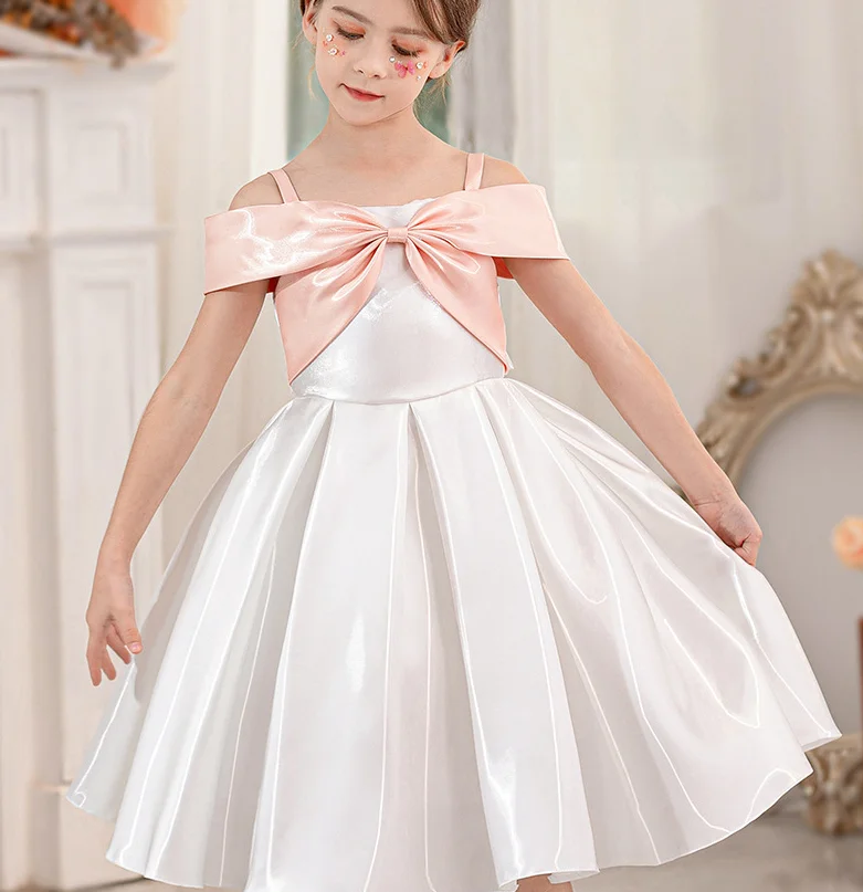 

Retail New Baby Girls Boutique Flower Dress, Princess Kids Elegant Party Birthday Dress Holiday 3-7T