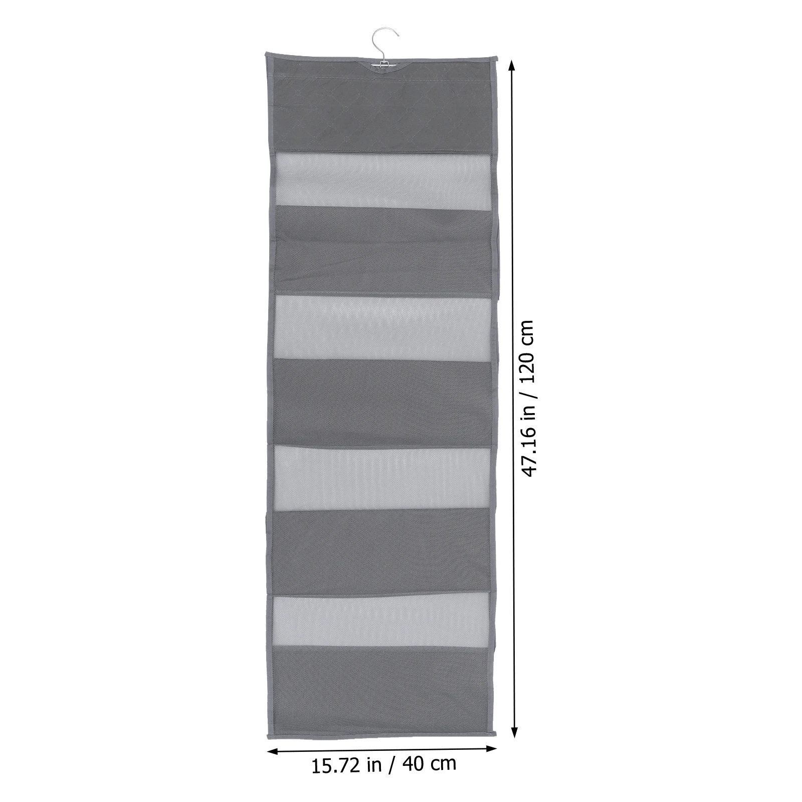 

Hanging Closet Organizer Four-Layer Simple Clear Design Strong Bearing Capacity Storage Pouch Hanging Closet Shelf