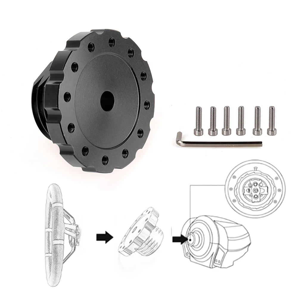 RASTP-Game Steering Wheel Connection Adapter for Thrustmaster TXT300 T500TS Steering Wheel Adaptation RS-QR032