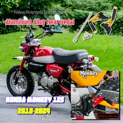 For Honda monkey125 2018 2019 2020 2021 2022 2023 2024 Motorcycle Modifications Accessories Monkey 125 Aluminum Alloy Rear pedal